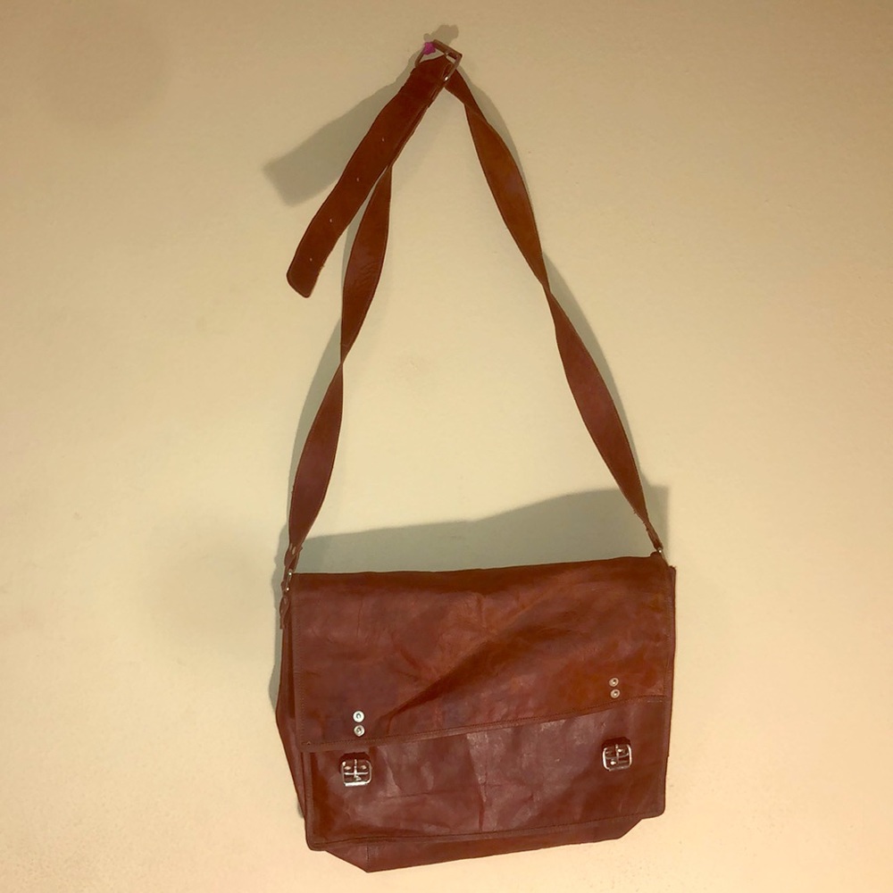 All leather laptop soft case